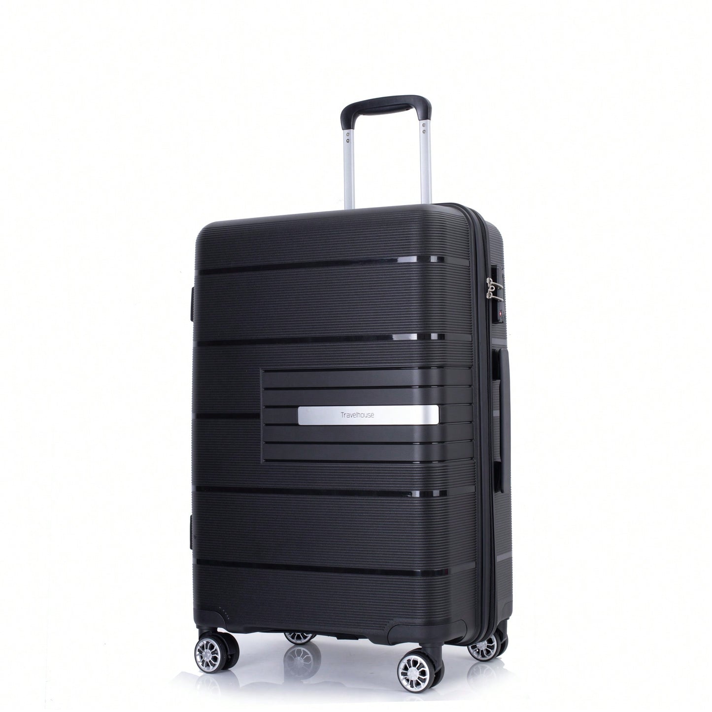 Light Green 3-Piece Hardshell Luggage Set With Double Spinner Wheels, TSA Lock, Lightweight & Durable (20/24"/28")"
