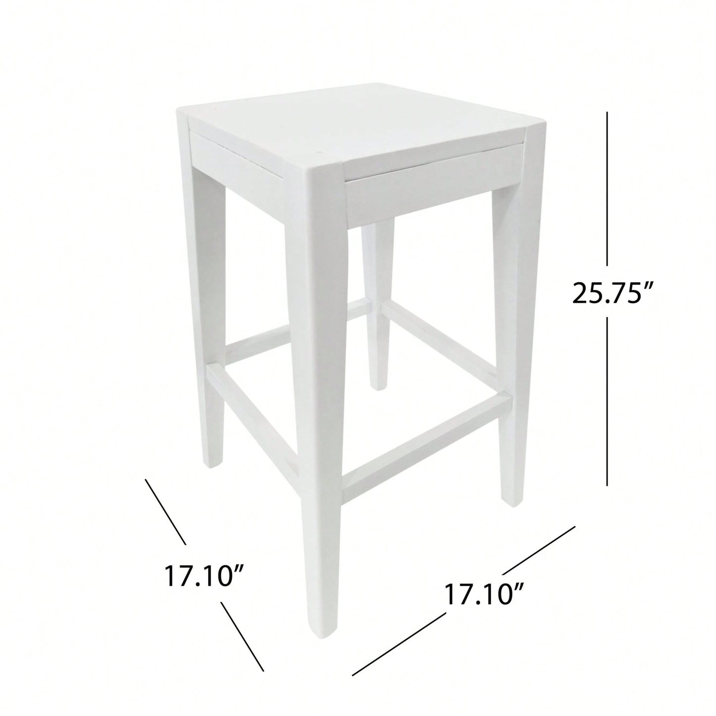 Modern Counter Stool Set Of 2 - Stylish Height Adjustable Seats For Kitchen Or Bar