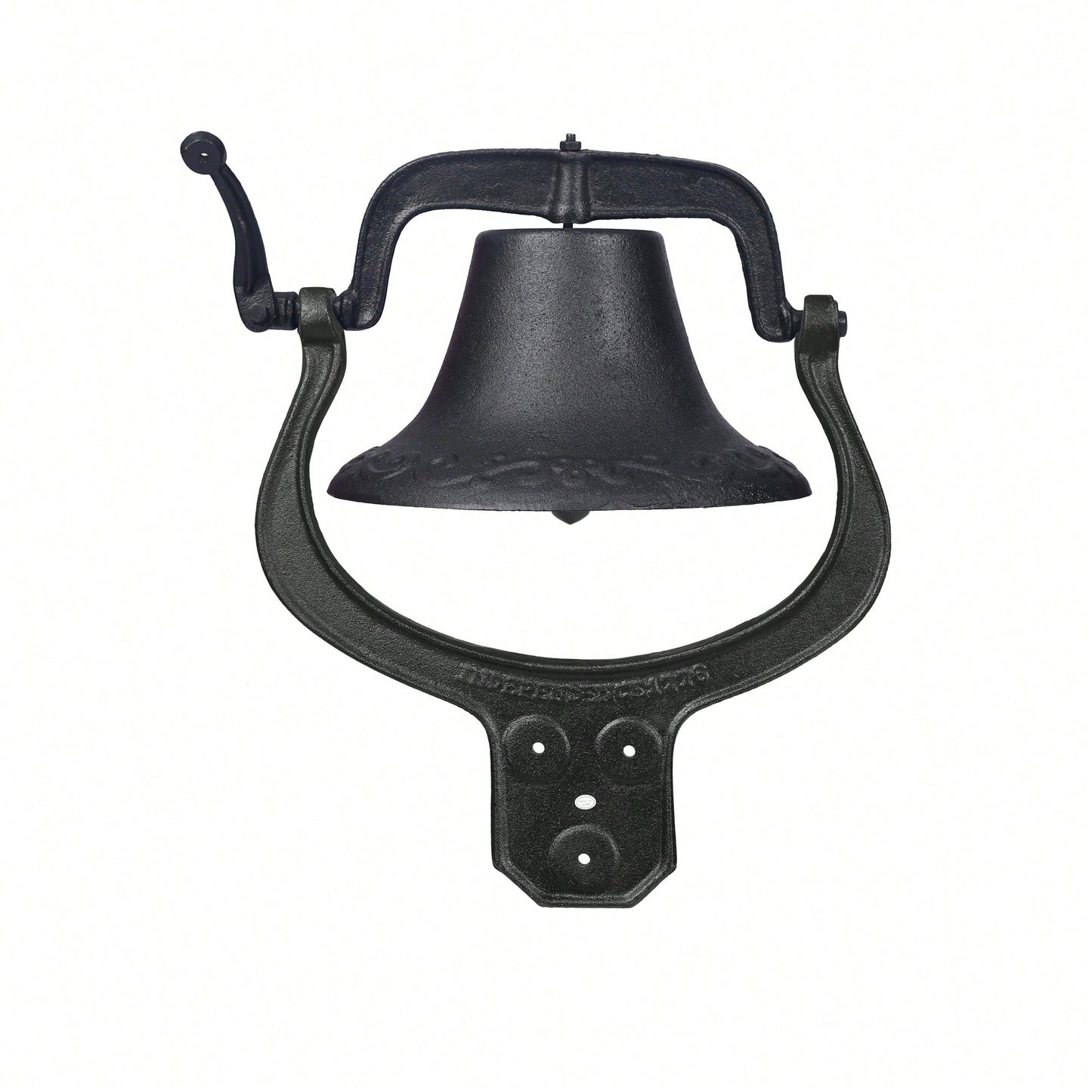 Large Cast Iron Dinner Bell - Rustic Door Bell For Home And Garden Decor