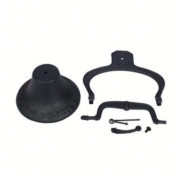 Large Cast Iron Dinner Bell - Rustic Door Bell For Home And Garden Decor