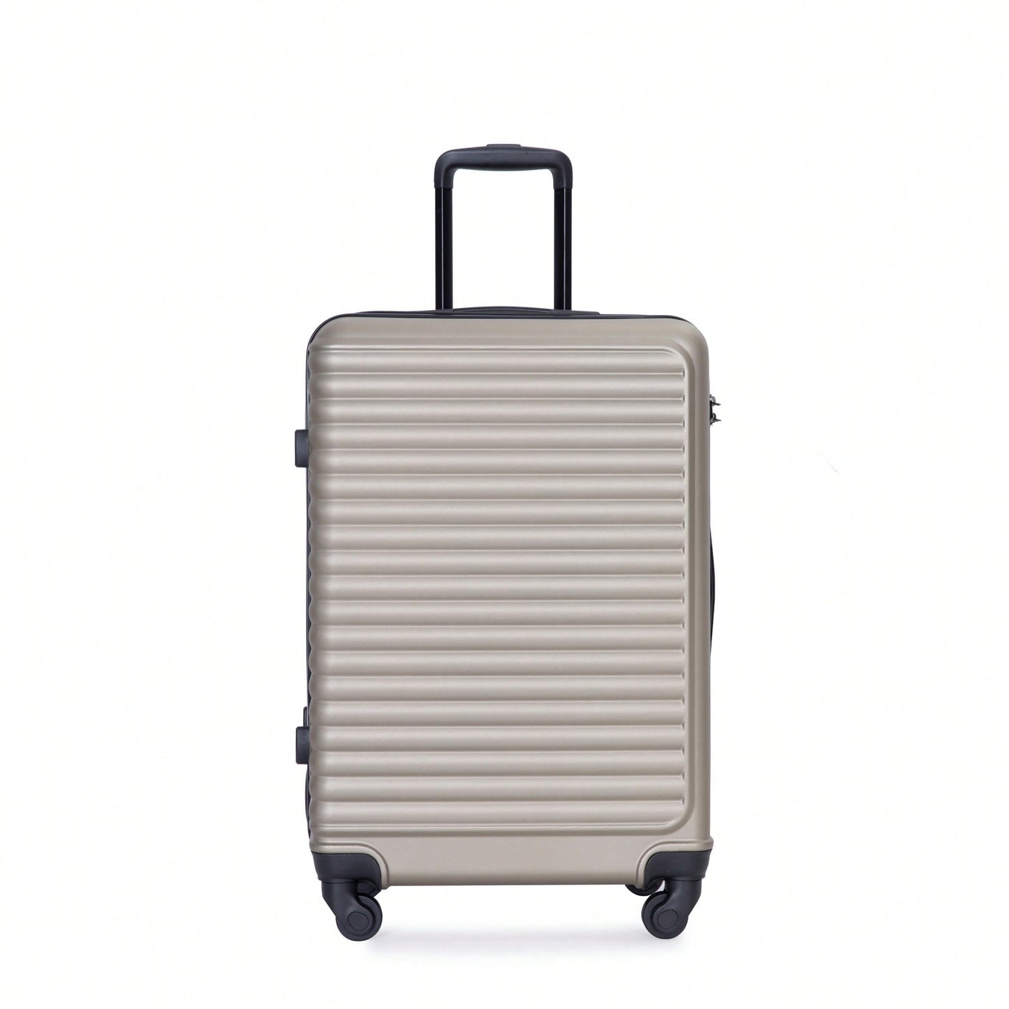 Stylish 3-Piece Lightweight Luggage Set With Spinner Wheels, Two Hooks & TSA Lock - Pink Suits For Travel (20/24/28)