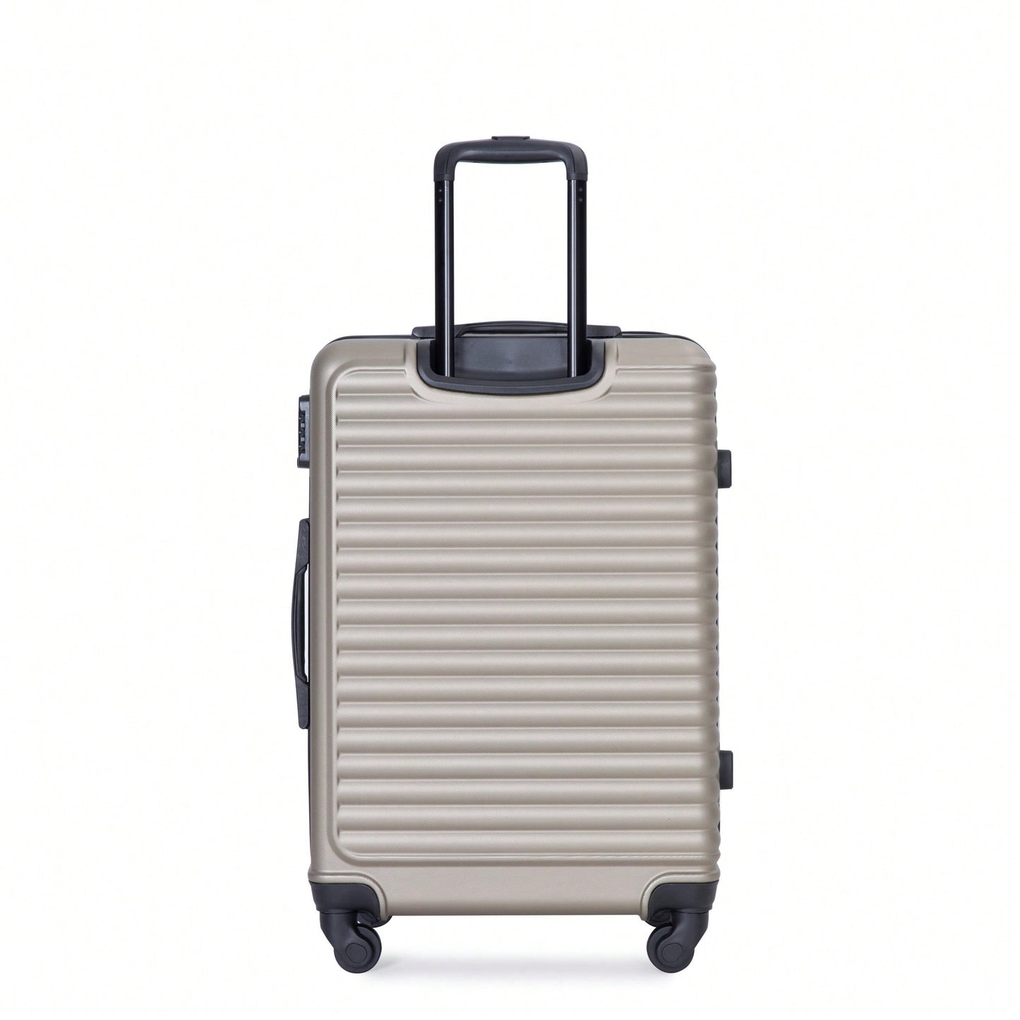Stylish 3-Piece Lightweight Luggage Set With Spinner Wheels, Two Hooks & TSA Lock - Pink Suits For Travel (20/24/28)