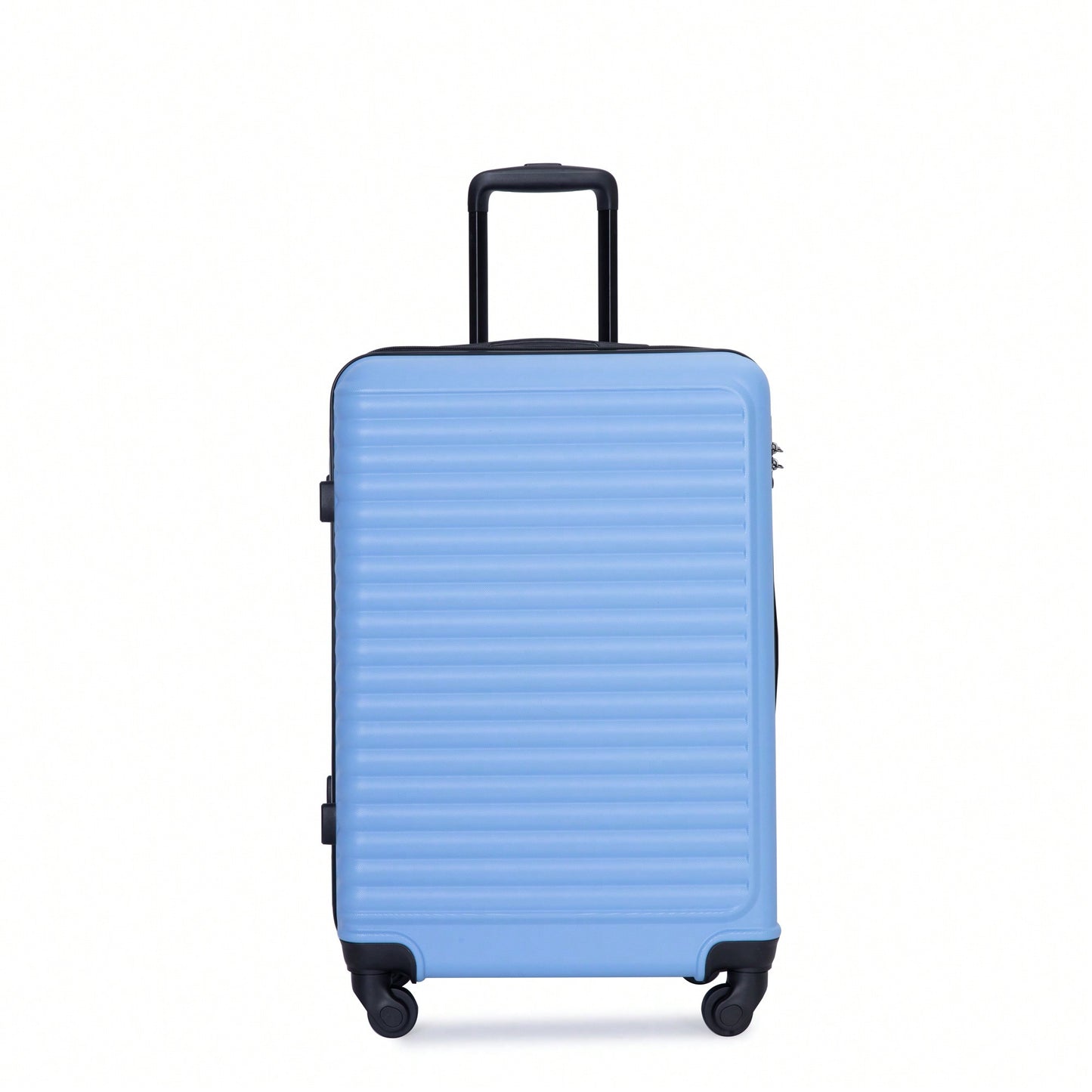 Stylish 3-Piece Lightweight Luggage Set With Spinner Wheels, Two Hooks & TSA Lock - Pink Suits For Travel (20/24/28)