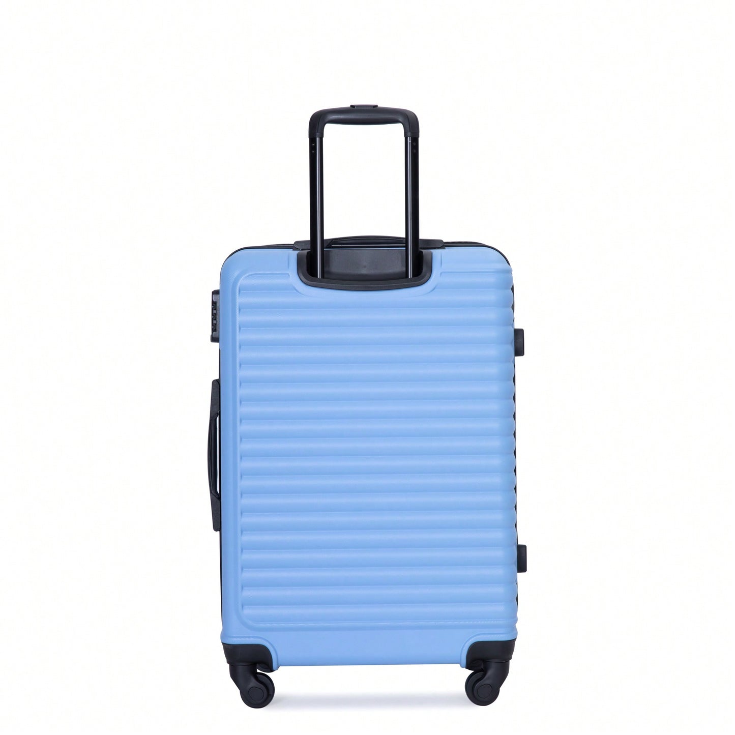 Stylish 3-Piece Lightweight Luggage Set With Spinner Wheels, Two Hooks & TSA Lock - Pink Suits For Travel (20/24/28)