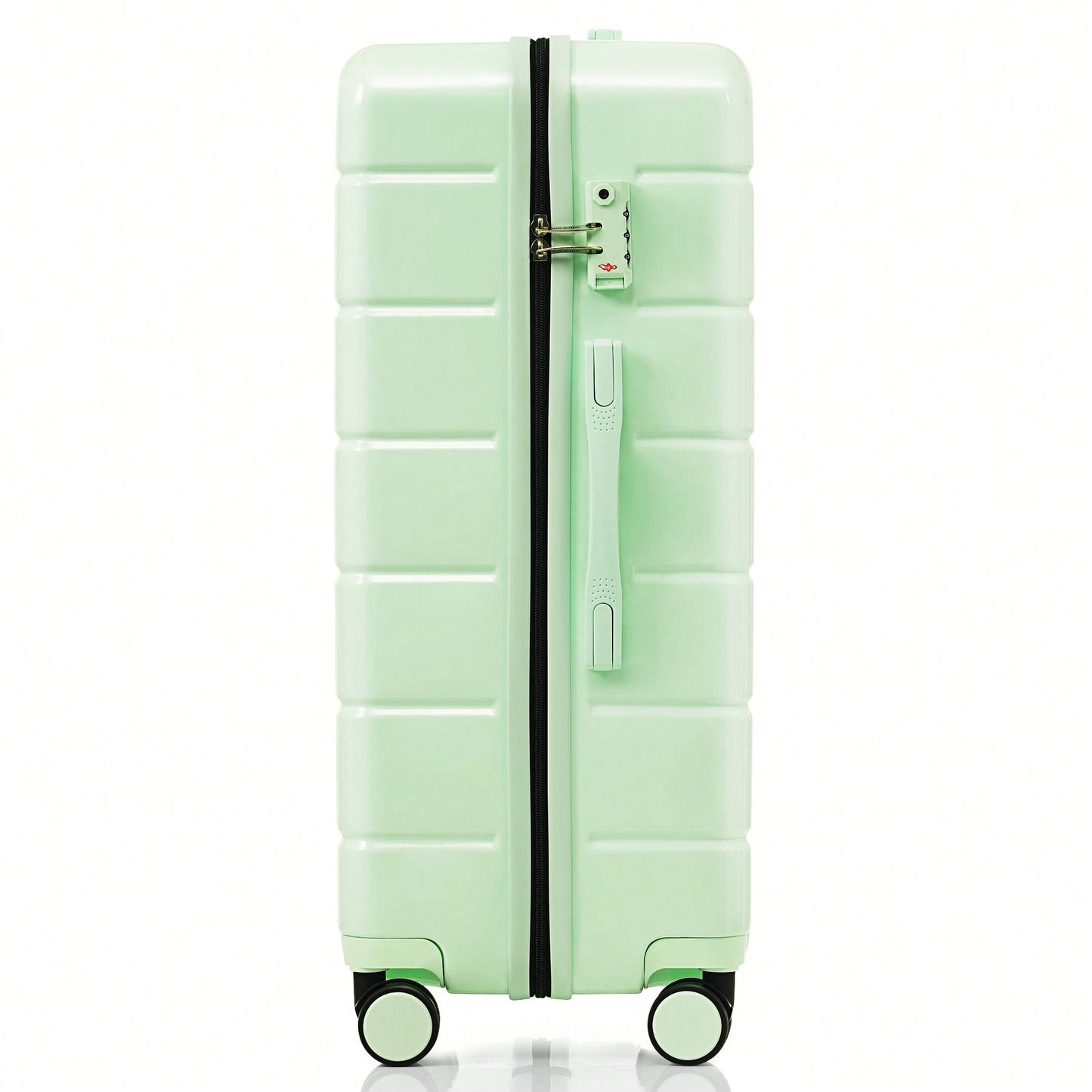 Premium 3-Piece White ABS Hard Shell Luggage Set with TSA Lock 20 24 28 Inch Spinner Wheels
