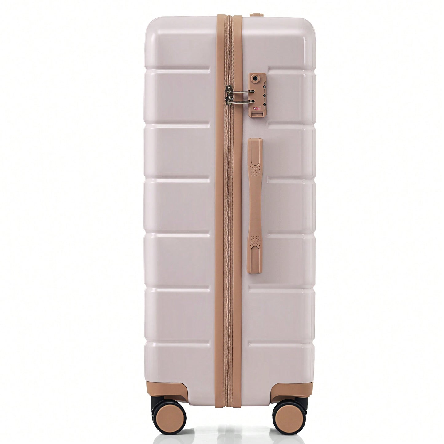 Premium 3-Piece White ABS Hard Shell Luggage Set with TSA Lock 20 24 28 Inch Spinner Wheels