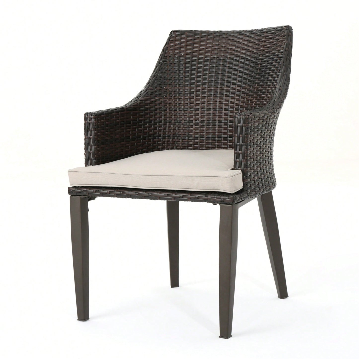Elegant Brown Accent Chairs - Set Of 2 For Living Room Or Office Space