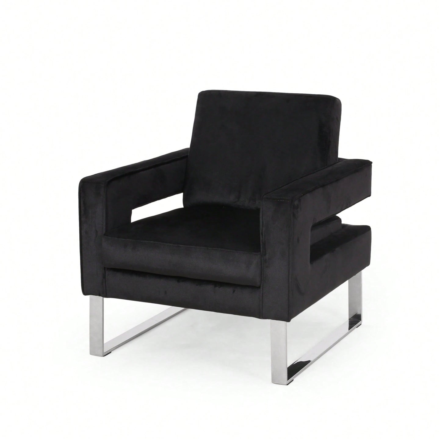 Elegant Modern Upholstered Arm Chair For Stylish Living Rooms And Offices