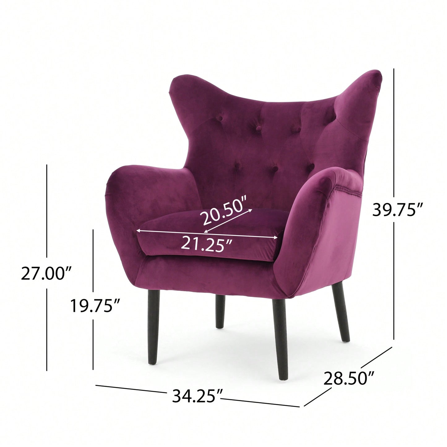 Elegant Modern Arm Chair For Living Room And Home Office – Stylish Comfort And Support