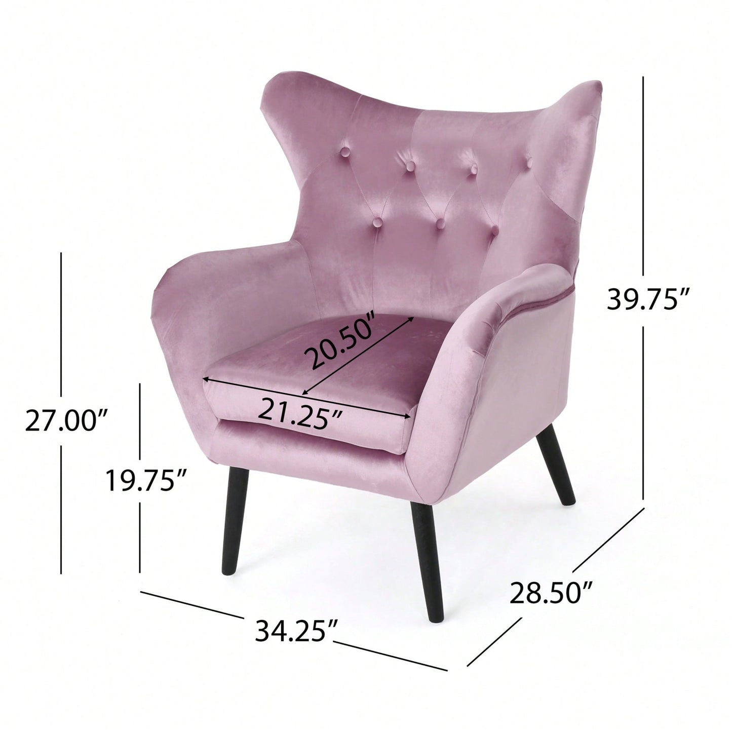 Elegant Modern Arm Chair For Living Room And Home Office – Stylish Comfort And Support