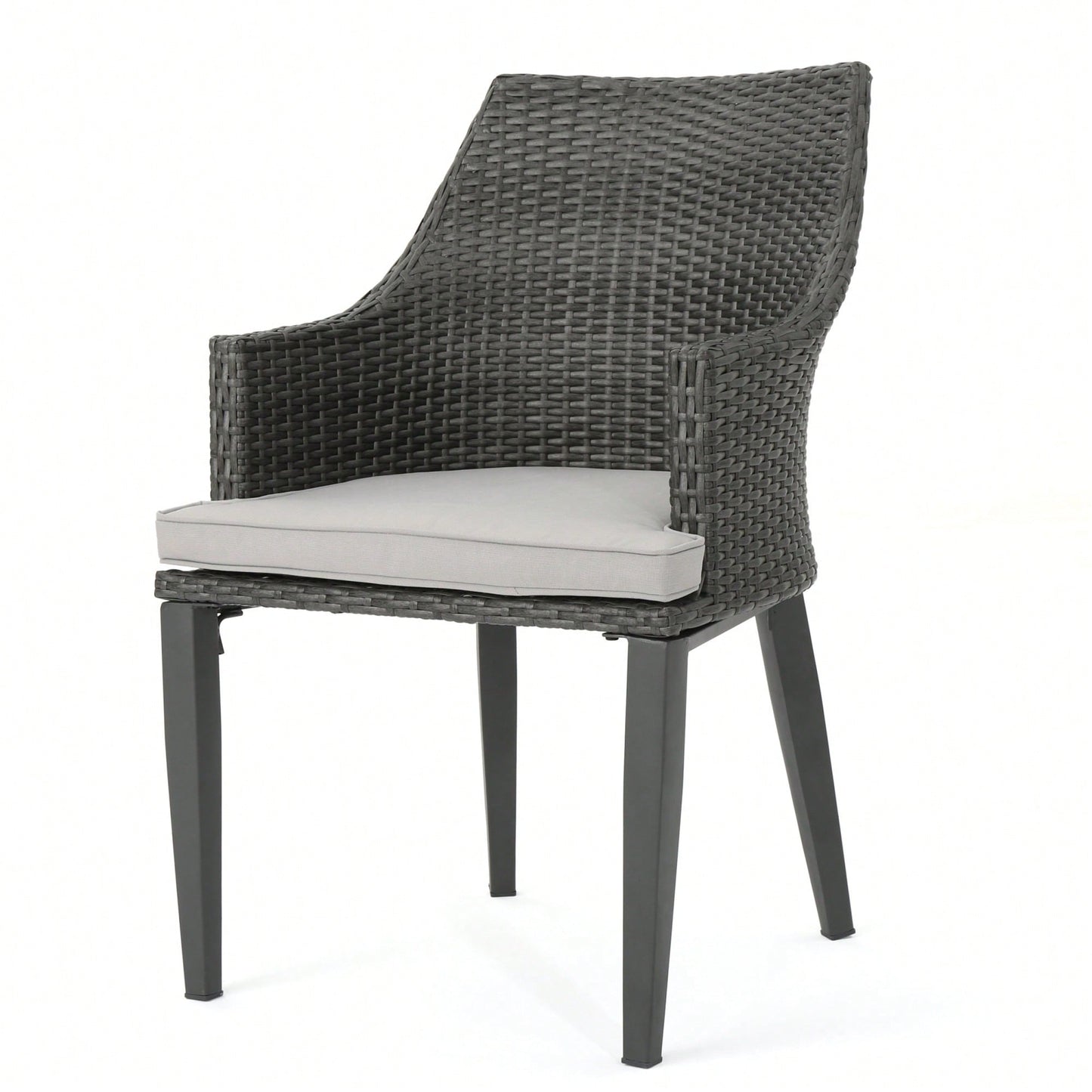 Set Of 2 Modern Grey Accent Chairs For Stylish Living Spaces