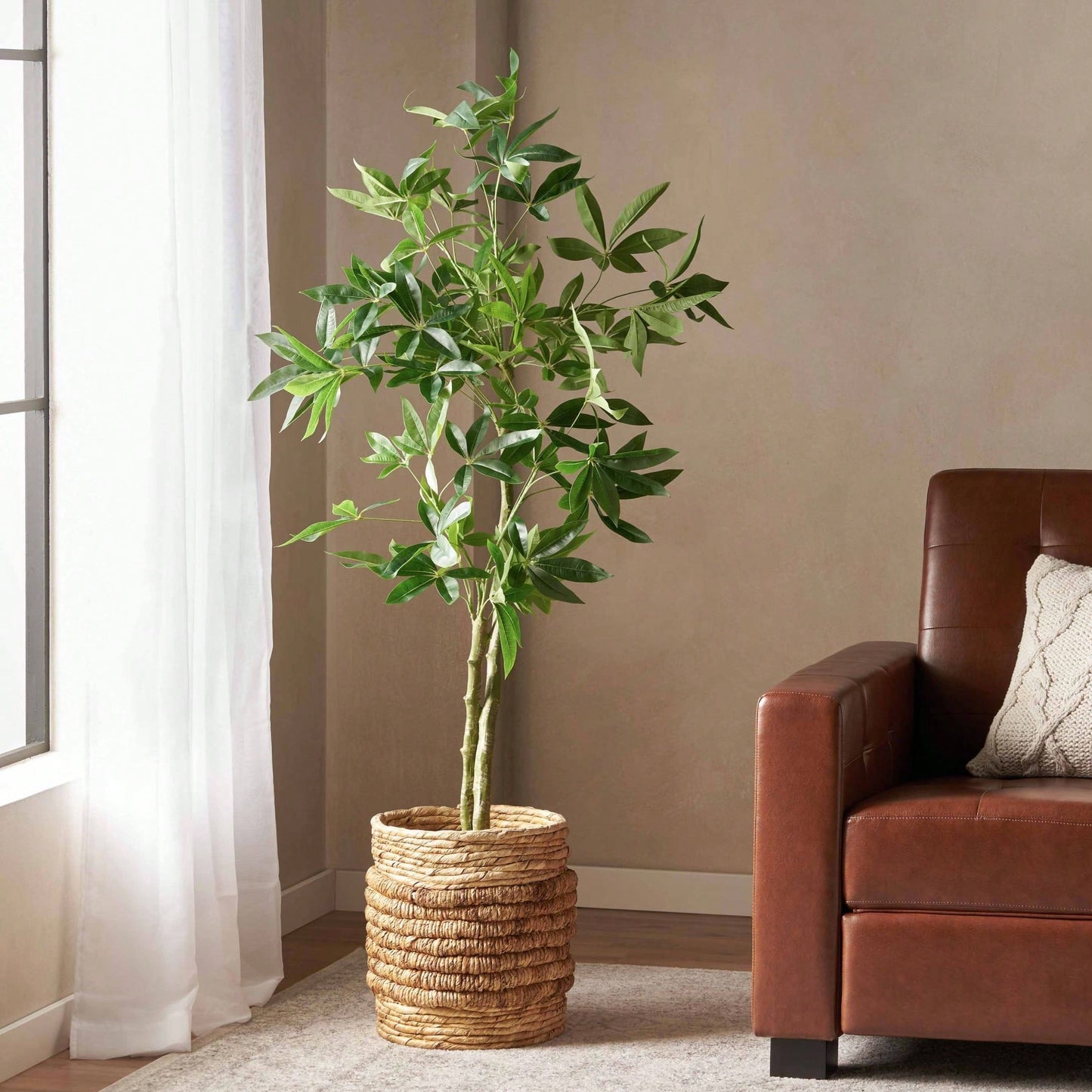 Lifelike 160CM Artificial Pachira Macarposa Tree For Home And Office Decor