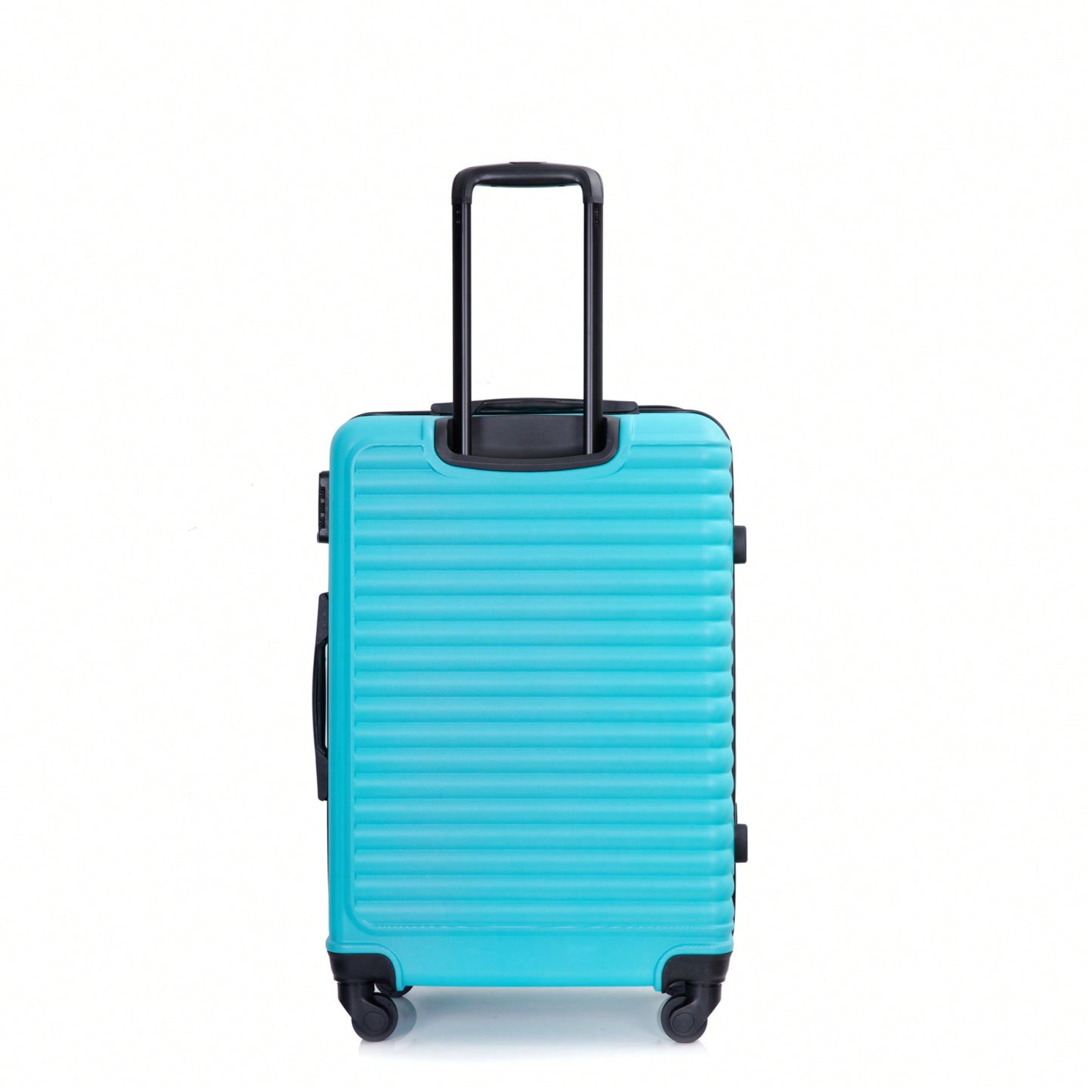 Stylish 3-Piece ABS Luggage Set With Spinner Wheels, TSA Lock, And Dual Hooks - Lightweight Travel Suitcases In Turquoise (20"/24"/28")