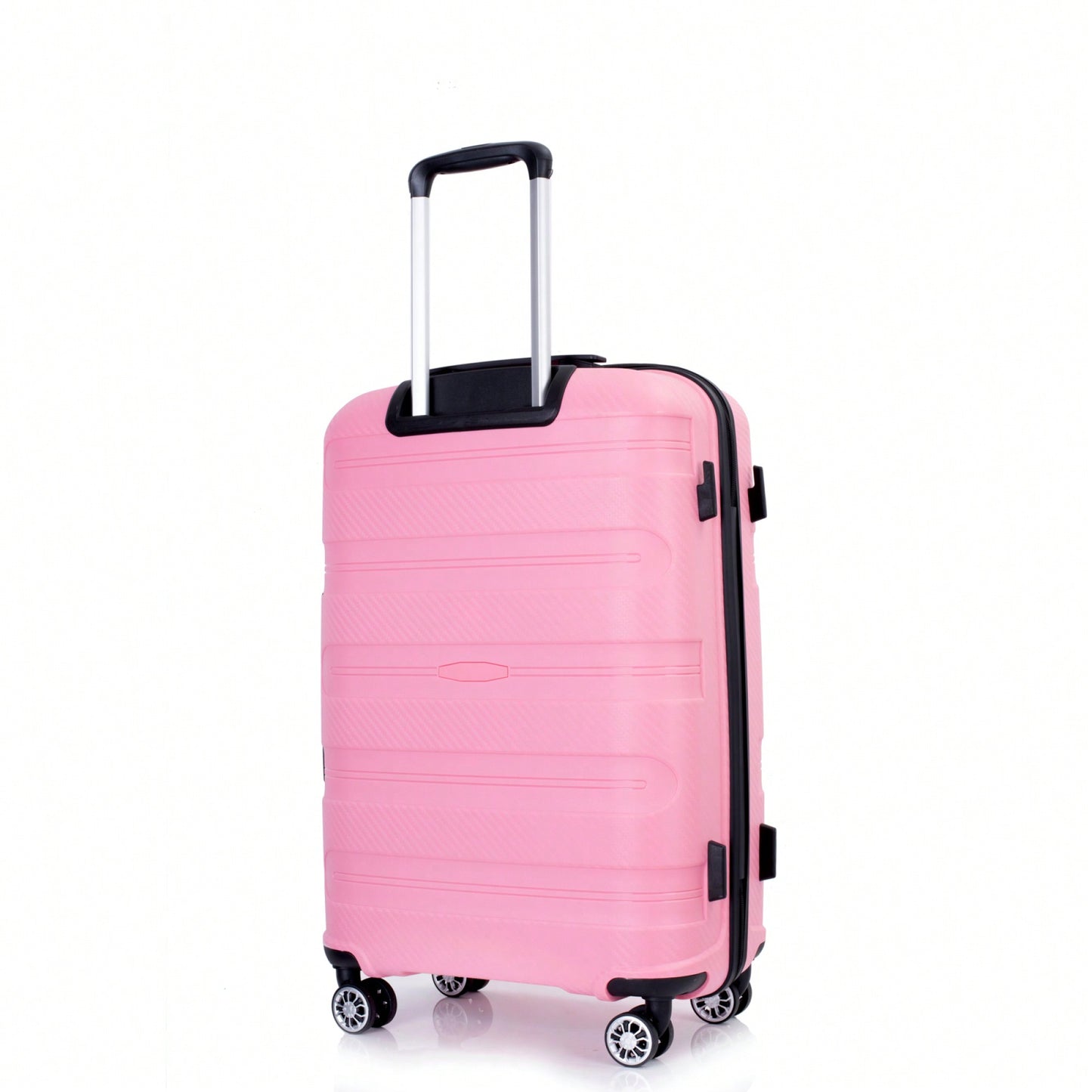 Lightweight Durable 3-Piece Hardshell Luggage Set With Spinner Wheels And TSA Lock - Stylish Purplish Blue Suitcases (20"/24"/28")
