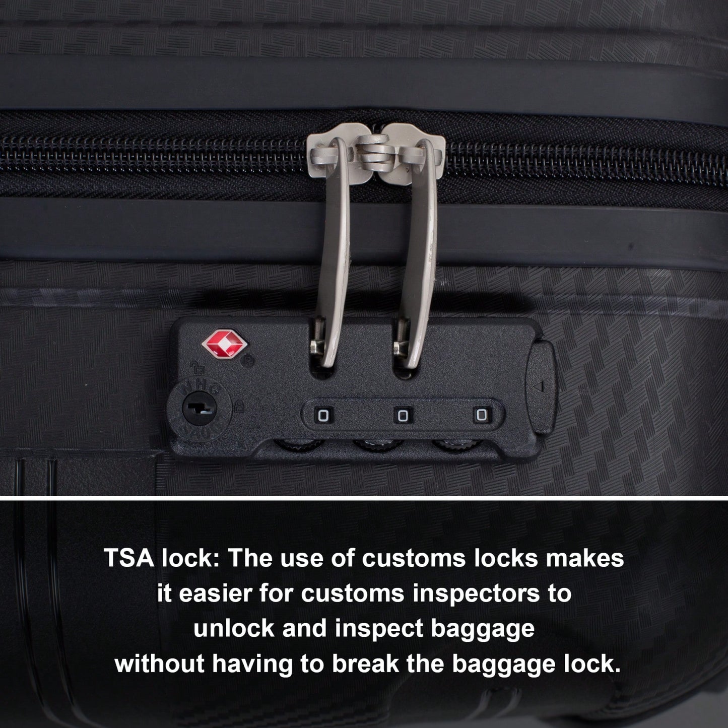 Lightweight Durable 3-Piece Hardshell Luggage Set With Spinner Wheels And TSA Lock - Stylish Purplish Blue Suitcases (20"/24"/28")