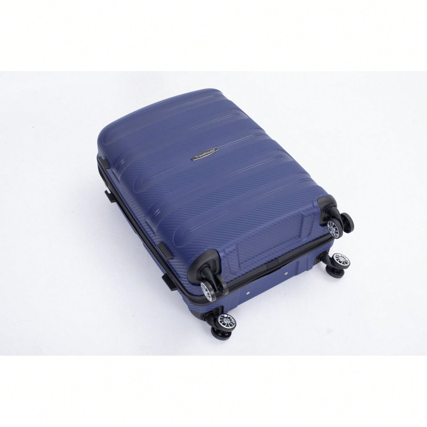 Lightweight Durable 3-Piece Hardshell Luggage Set With Spinner Wheels And TSA Lock - Stylish Purplish Blue Suitcases (20"/24"/28")