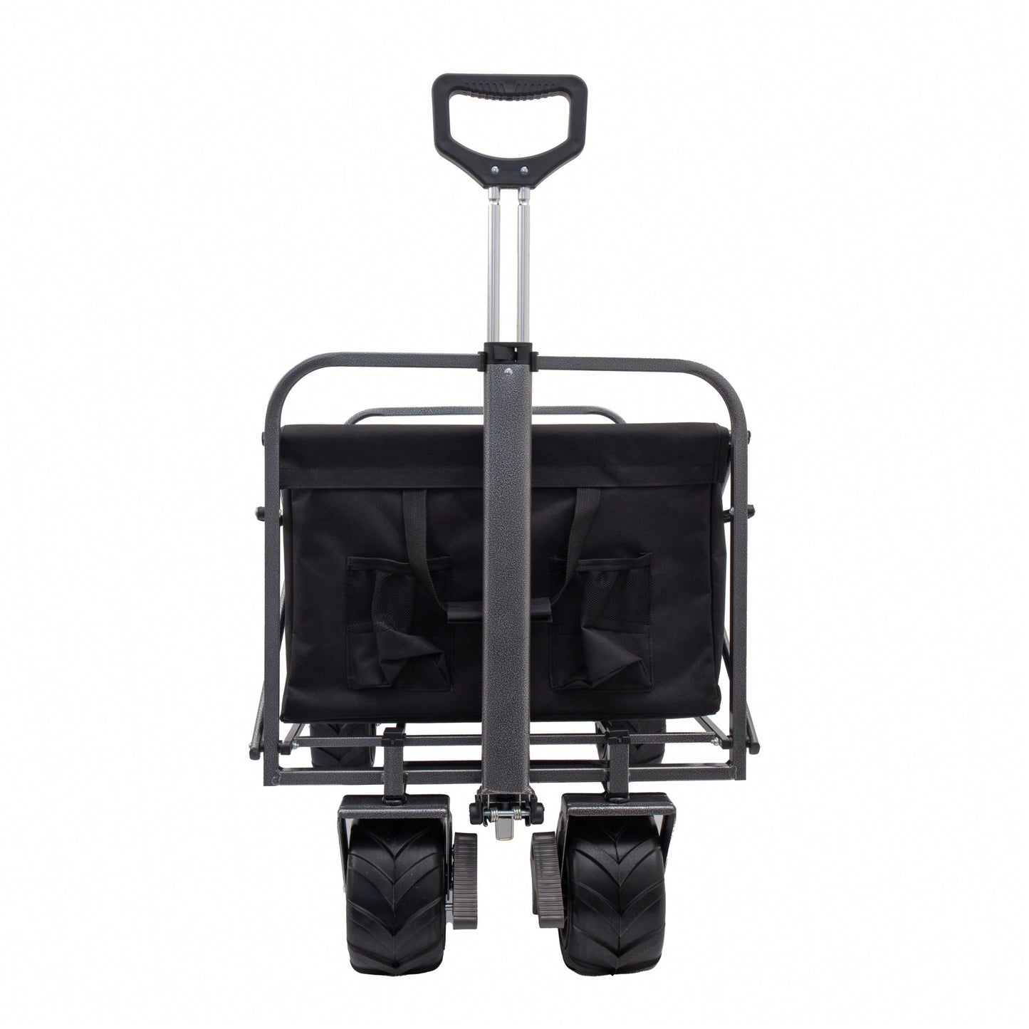 Versatile Folding Wagon For Kids - Portable Beach Trolley Cart For Outdoor Garden, Park, And Camping With Large Wheels