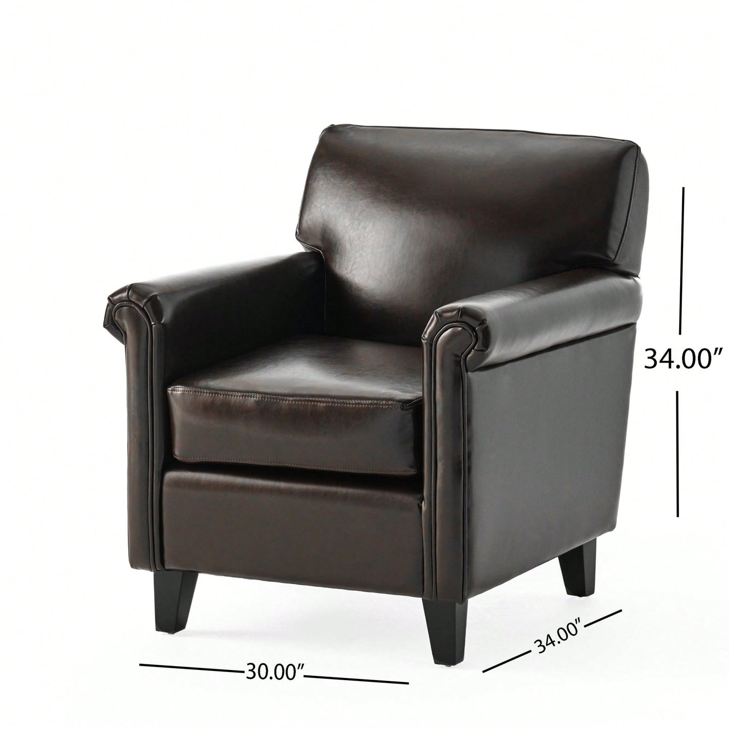 Elegant Vintage-Inspired Club Chair For Stylish Living Spaces