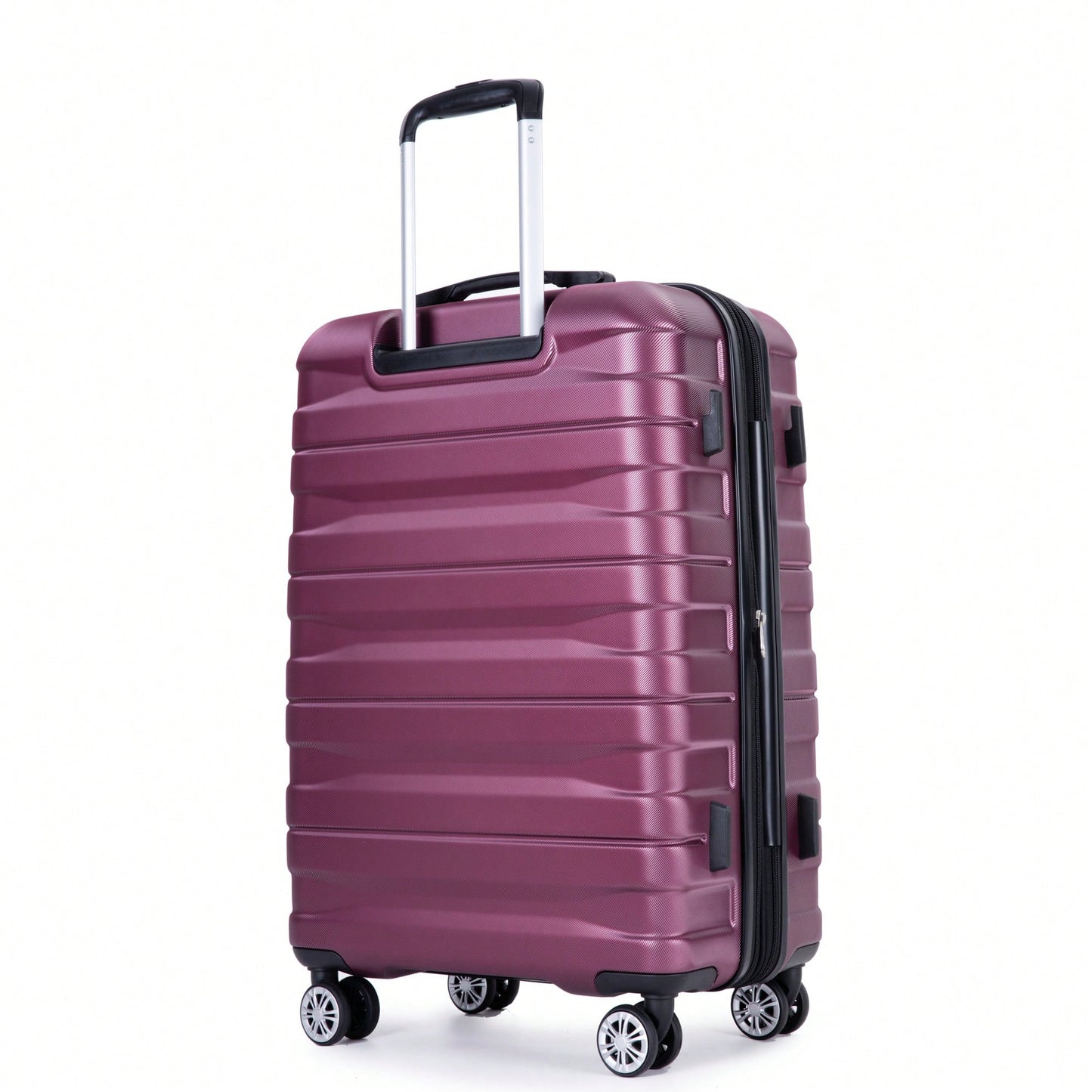 Lightweight Durable 3-Piece Expandable Luggage Set With Double Spinner Wheels, TSA Lock, And Hooks - Dark Blue (21"/25"/29")