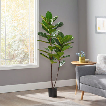 Lifelike 150CM Fiddle Leaf Fig Tree For Home Decor And Indoor Spaces