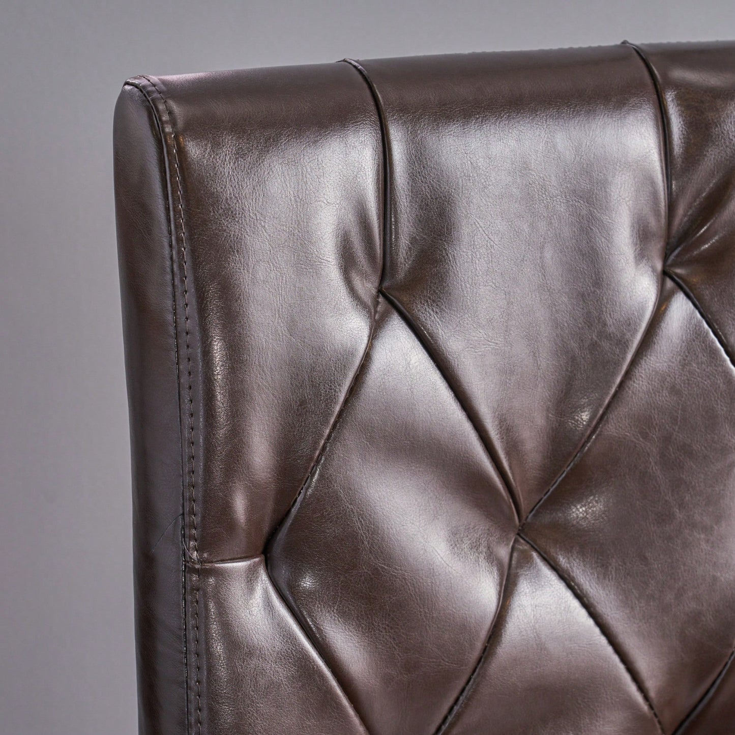 Elegant Tufted Dining Chair Set With Decorative Buttons - Pair Of 2