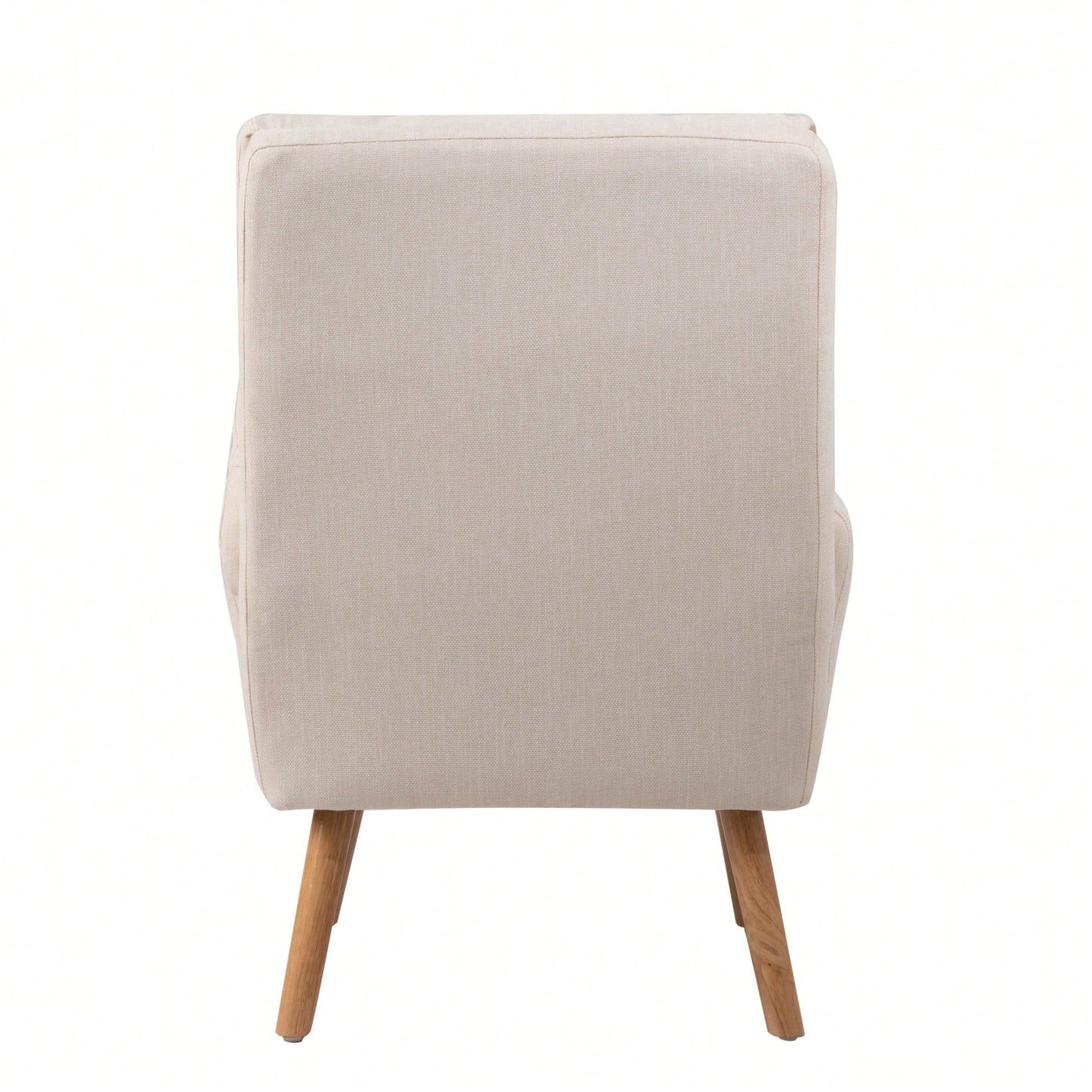 Mid Century Modern Accent Chair and Ottoman Set with Adjustable Backrest for Living Room and Bedroom