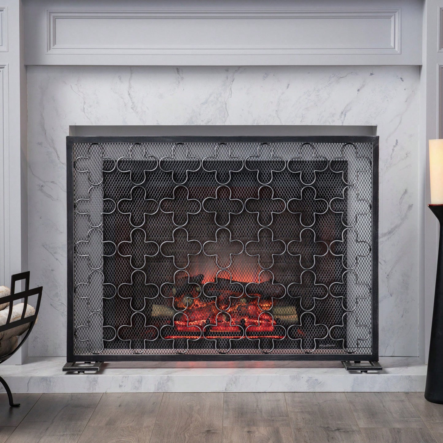 Elegant Decorative Fire Screen For Home Safety And Style – Enhance Your Fireplace With A Stylish Room Divider