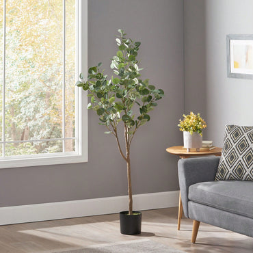 Lifelike 150CM Artificial Eucalyptus Tree For Home Decor And Office Styling