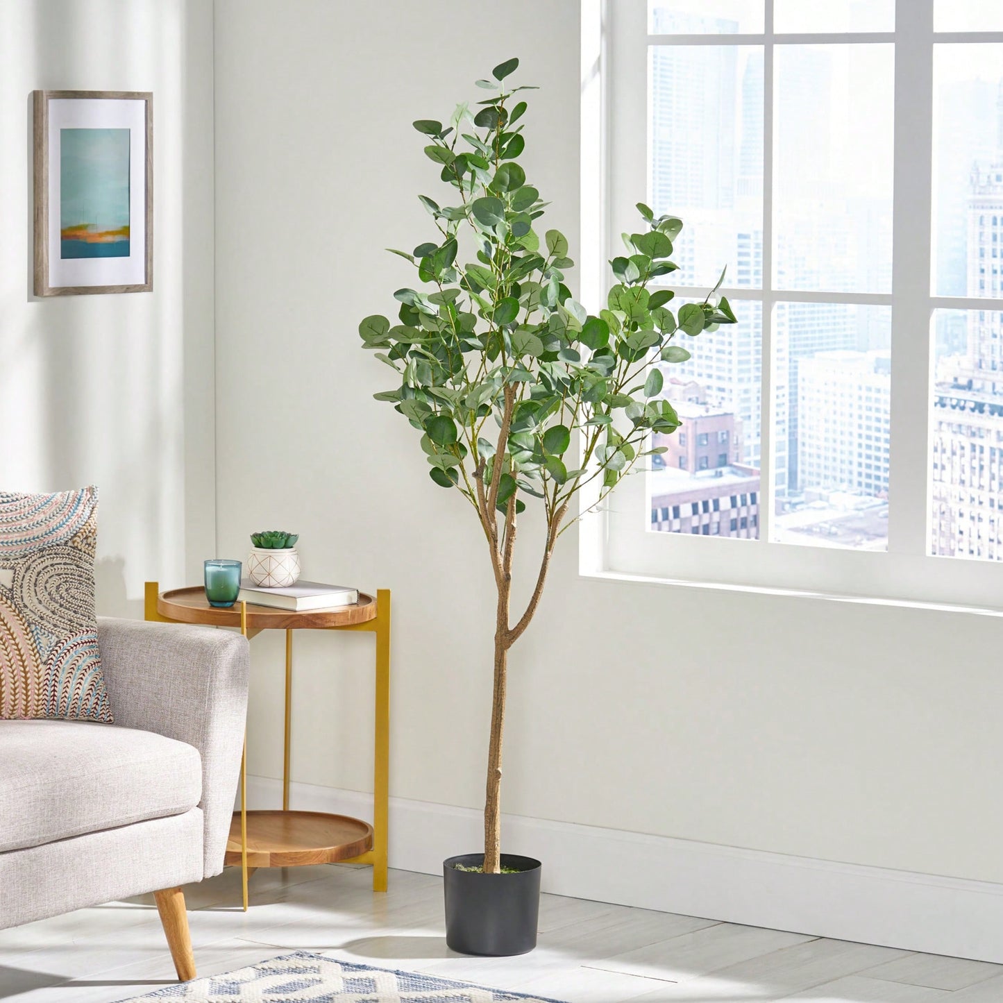 Lifelike 150CM Artificial Eucalyptus Tree For Home Decor And Office Styling