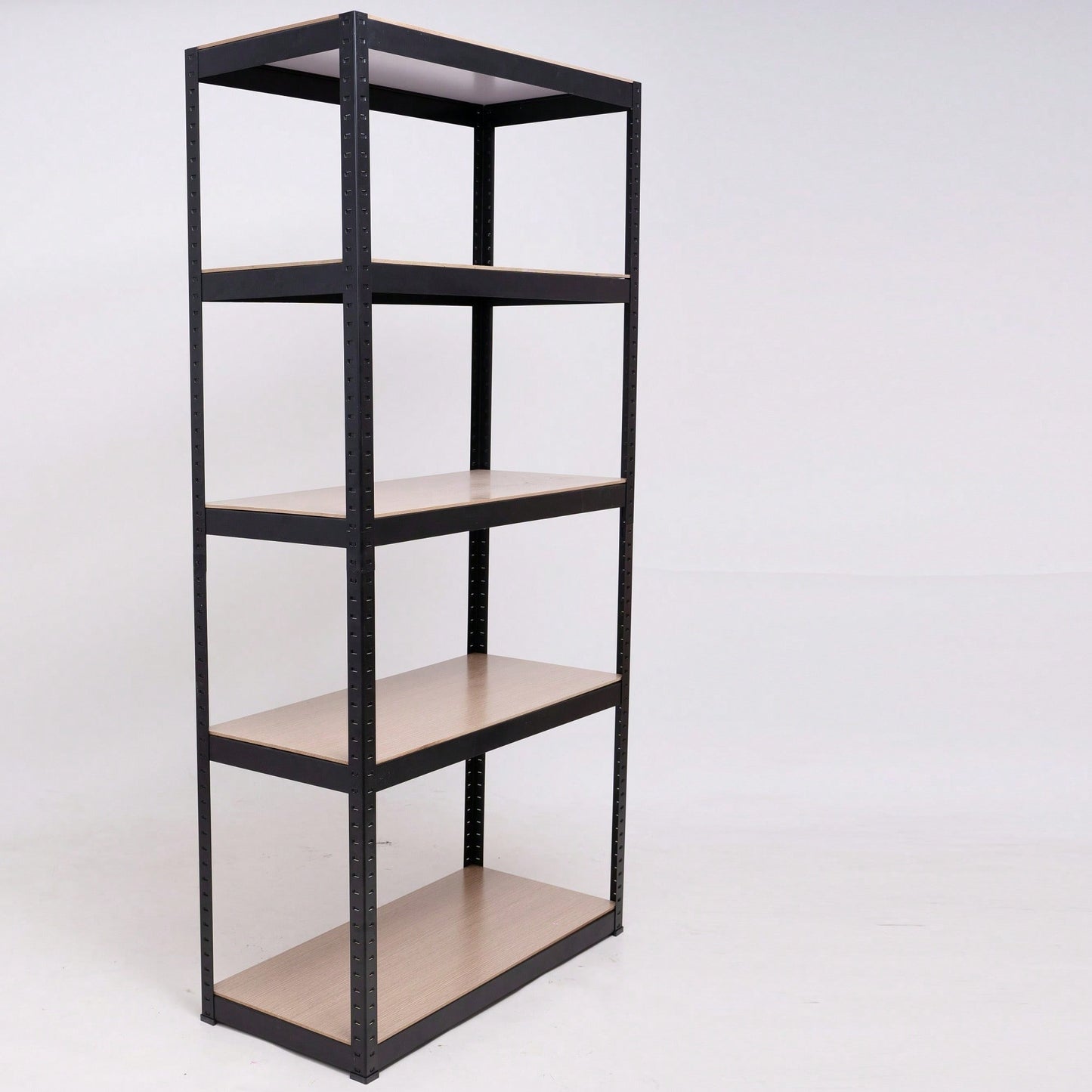 Heavy Duty 5-Tier Adjustable Storage Shelves - Metal Utility Rack For Garage, Pantry, Closet, And Kitchen, 23.6" X 15.7" X 47.2", Black