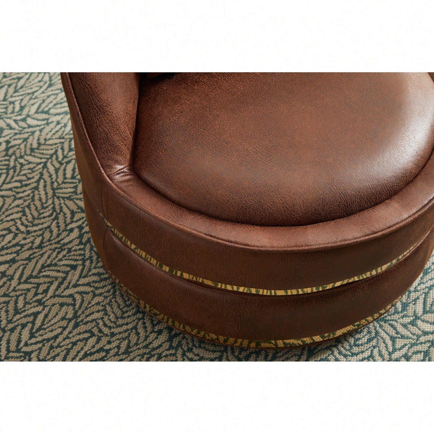 Modern 360-Degree Swivel Accent Chair - Stylish Barrel Chair For Living Room And Bedroom Comfort