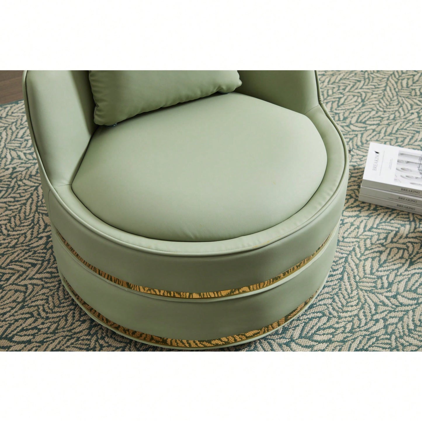 Modern 360-Degree Swivel Accent Chair - Stylish Barrel Chair For Living Room And Bedroom Comfort