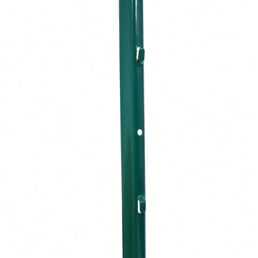 Durable 5ft Metal Fence Posts - 10 Pack U-Channel Steel Supports For Garden Wire Fencing, Corner Anchoring, And More