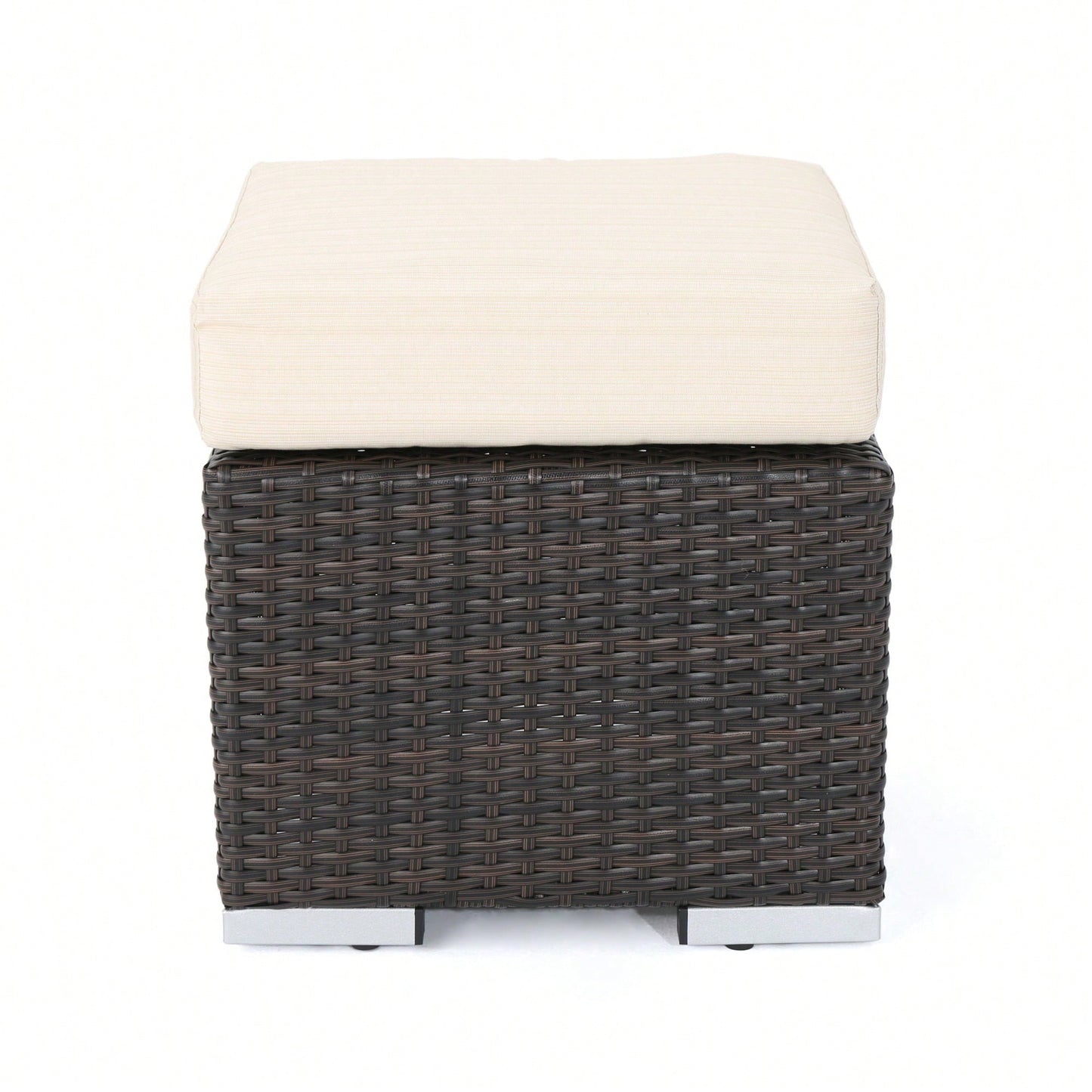 Stylish 16-Inch Round Ottoman For Cozy Living Spaces And Versatile Decor