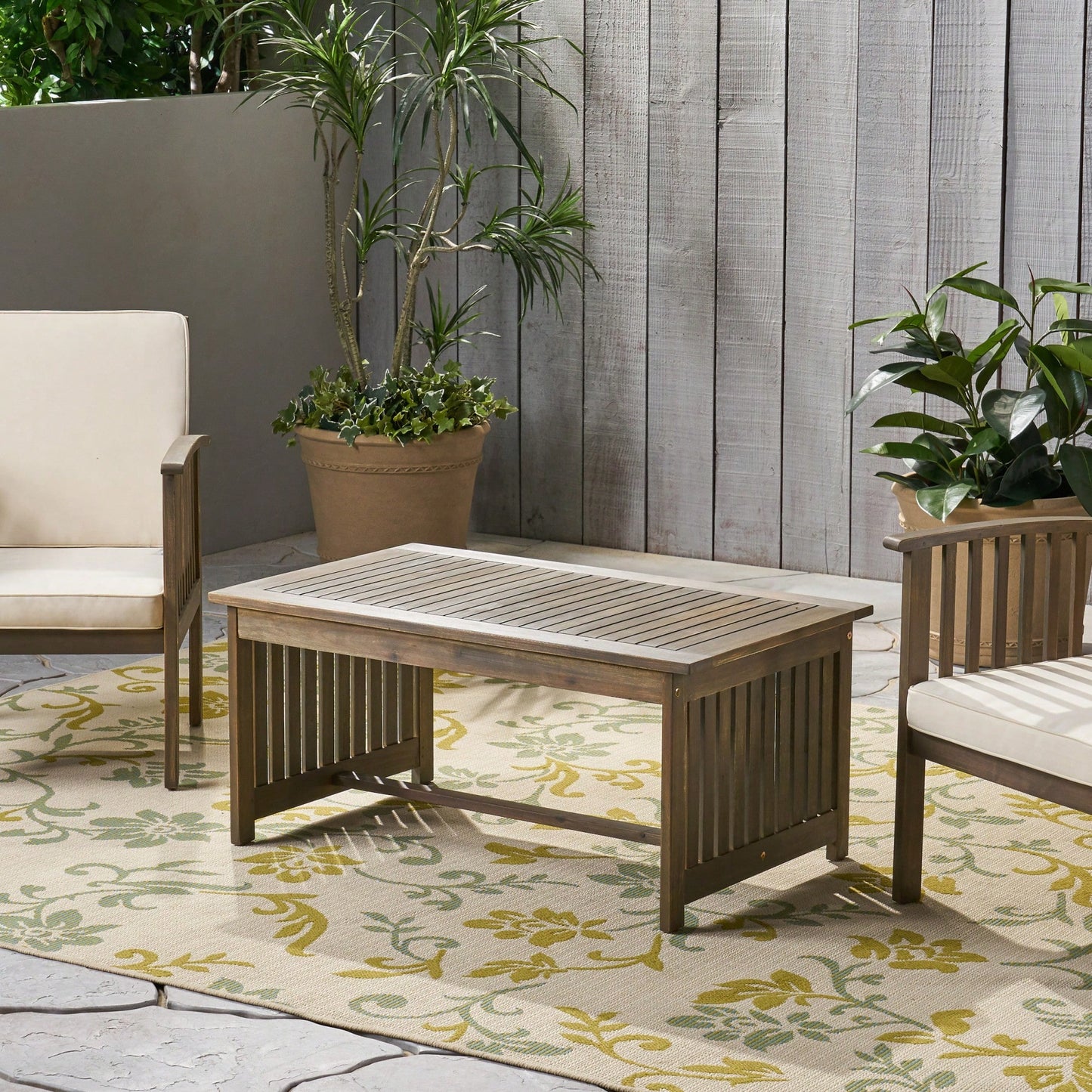 Stylish Acacia Wood Coffee Table For Modern Living Rooms – Elegant Design And Durable Finish