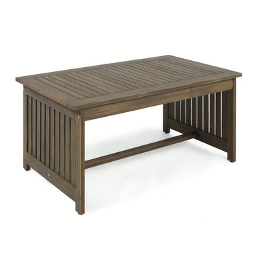 Stylish Acacia Wood Coffee Table For Modern Living Rooms – Elegant Design And Durable Finish