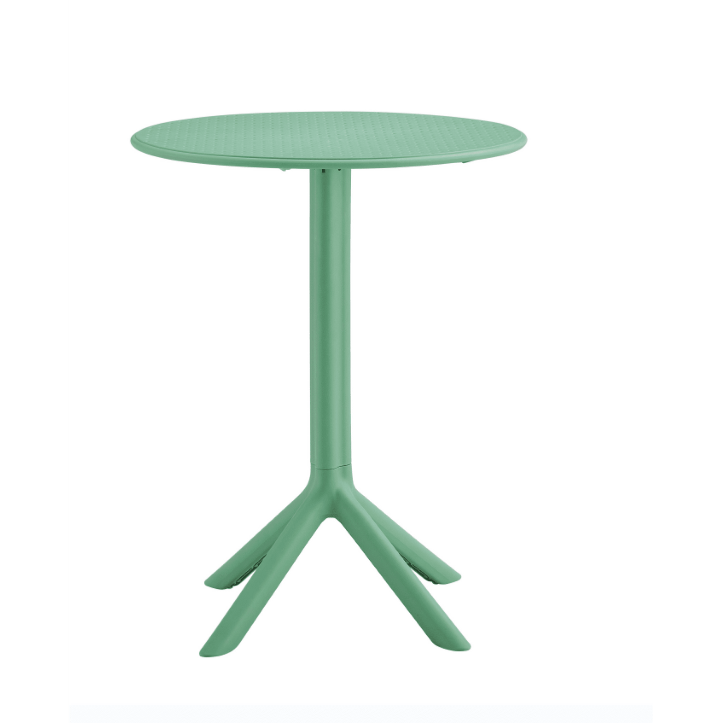 3-Piece Plastic Armchair Set For Bistro Dining - Ocean Plastic, Green Color