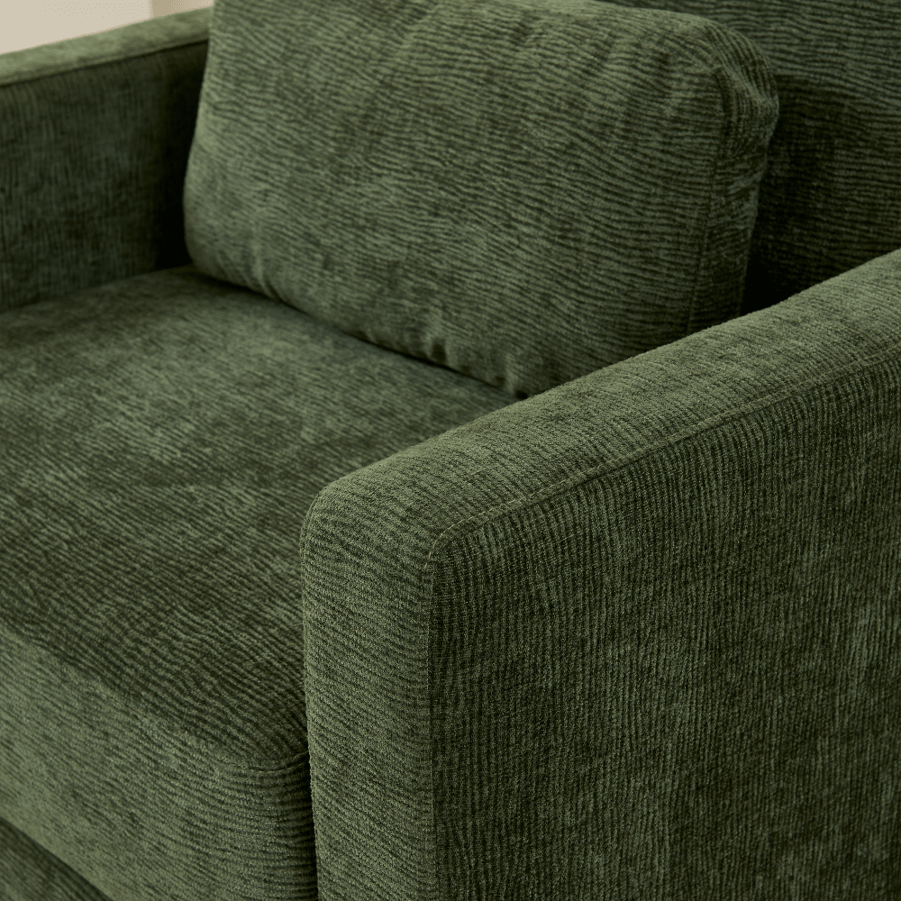 Stylish Chenille Upholstered Accent Chair With Solid Wood Frame - Perfect For Living Room, Bedroom, Or Office Decor
