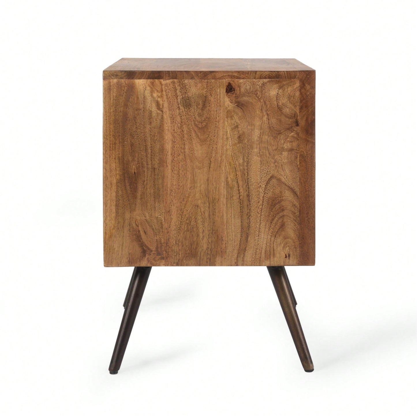 Stylish Wooden And Iron Storage Cabinet For Home Decor And Organization