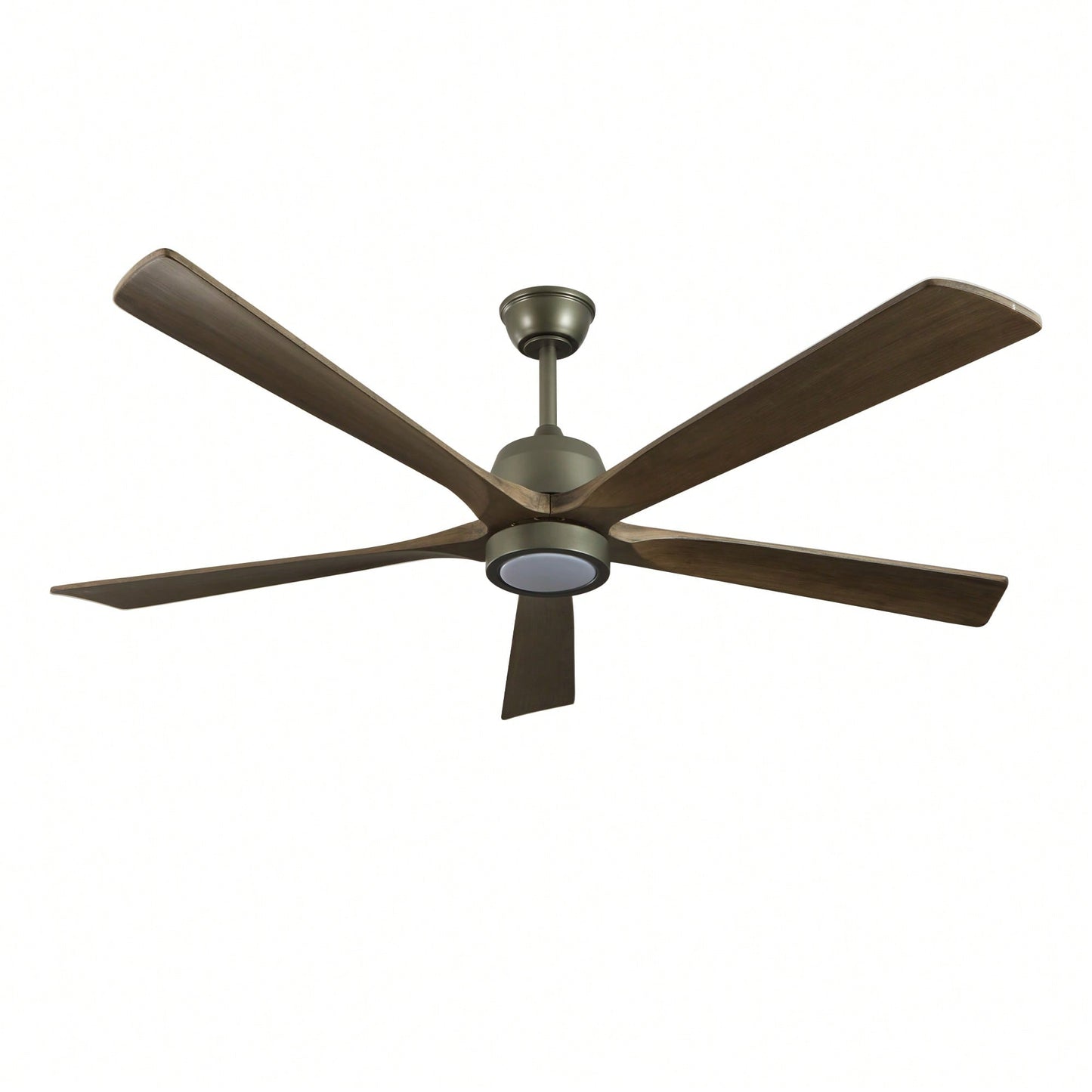 60-Inch Modern Wood Ceiling Fan With Light And Remote Control - 6-Speed Whisper-Quiet Reversible Motor For Kitchen, Dining, And Living Room