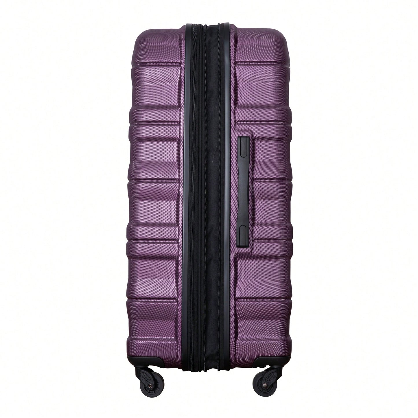 Lightweight Expandable 3-Piece Luggage Set – Durable Suitcases With Two Hooks, Spinner Wheels, TSA Lock, Dark Purple (21/25/29)