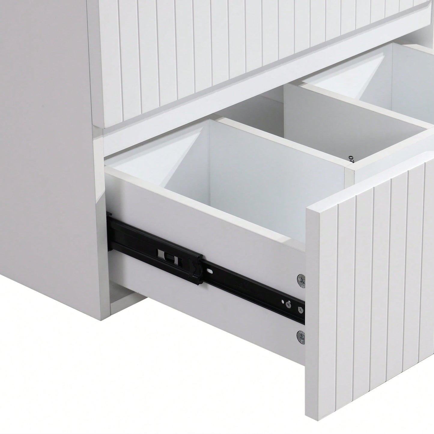 Elegant 24-Inch White Cabinet With Ample Storage For Any Room