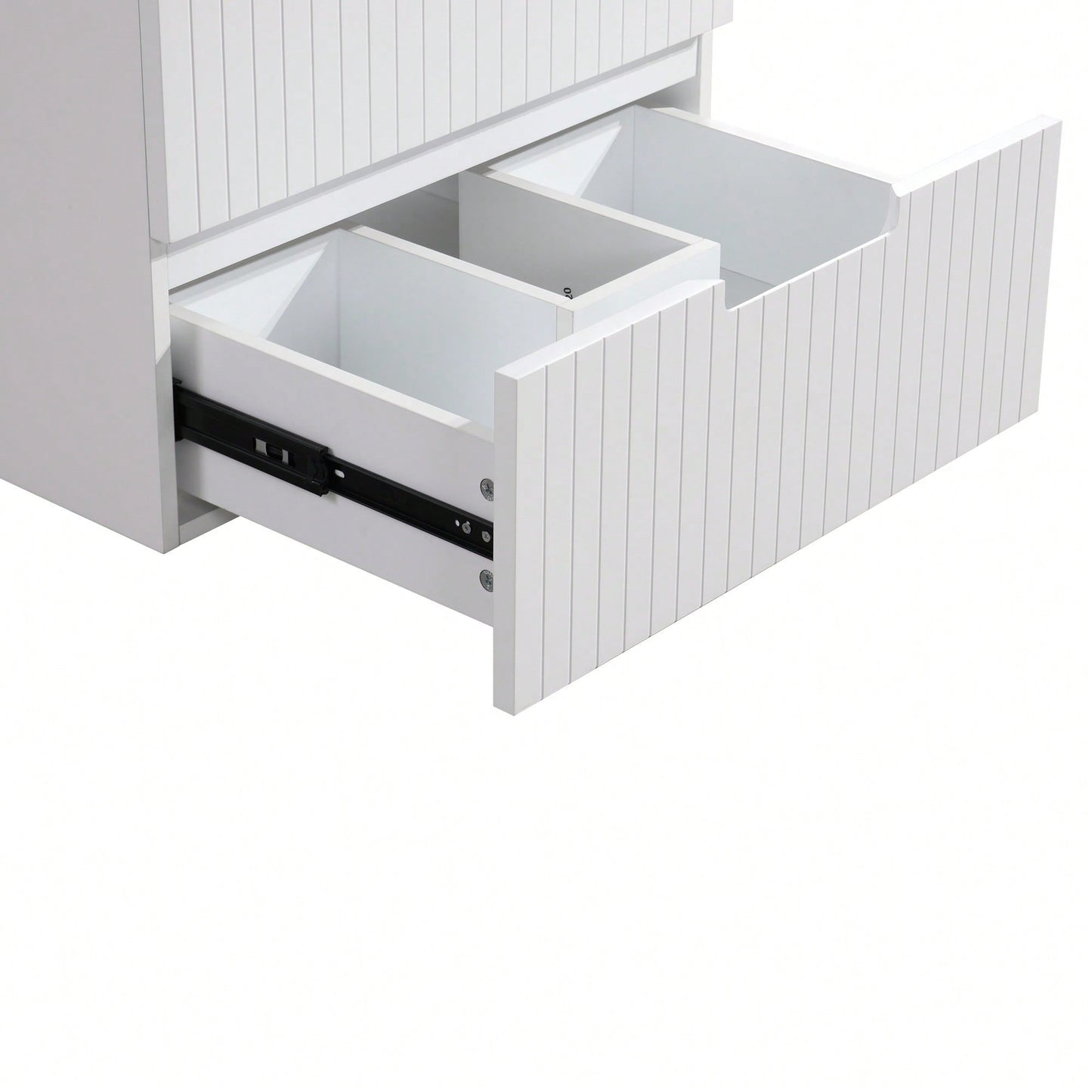 Elegant 24-Inch White Cabinet With Ample Storage For Any Room