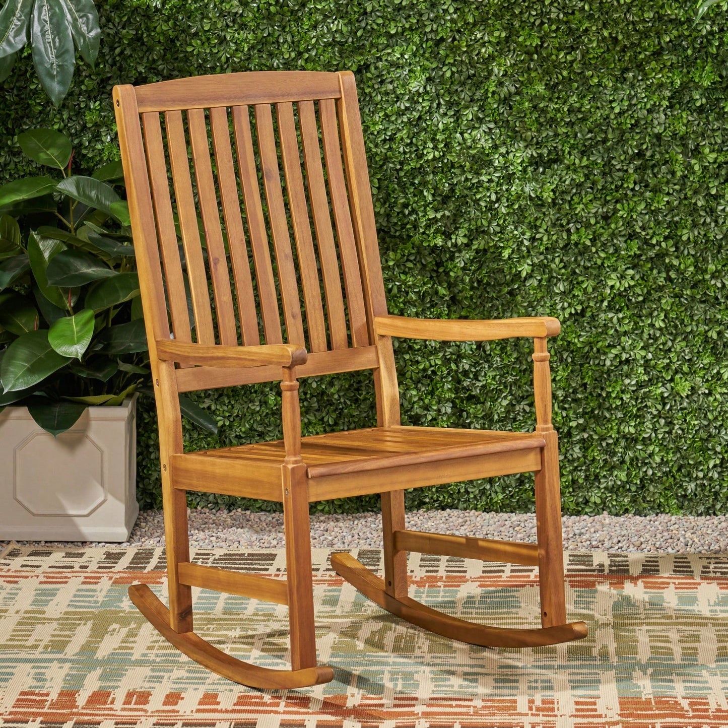 Comfortable Modern Rocking Chair For Relaxation And Style In Living Room Or Nursery