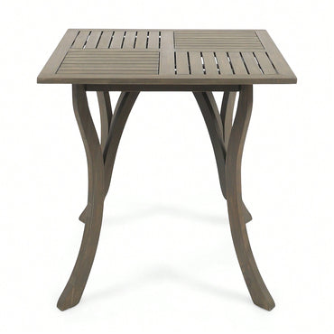 Elegant 31.5 Inch Square Wooden Dining Table For Modern Home Decor