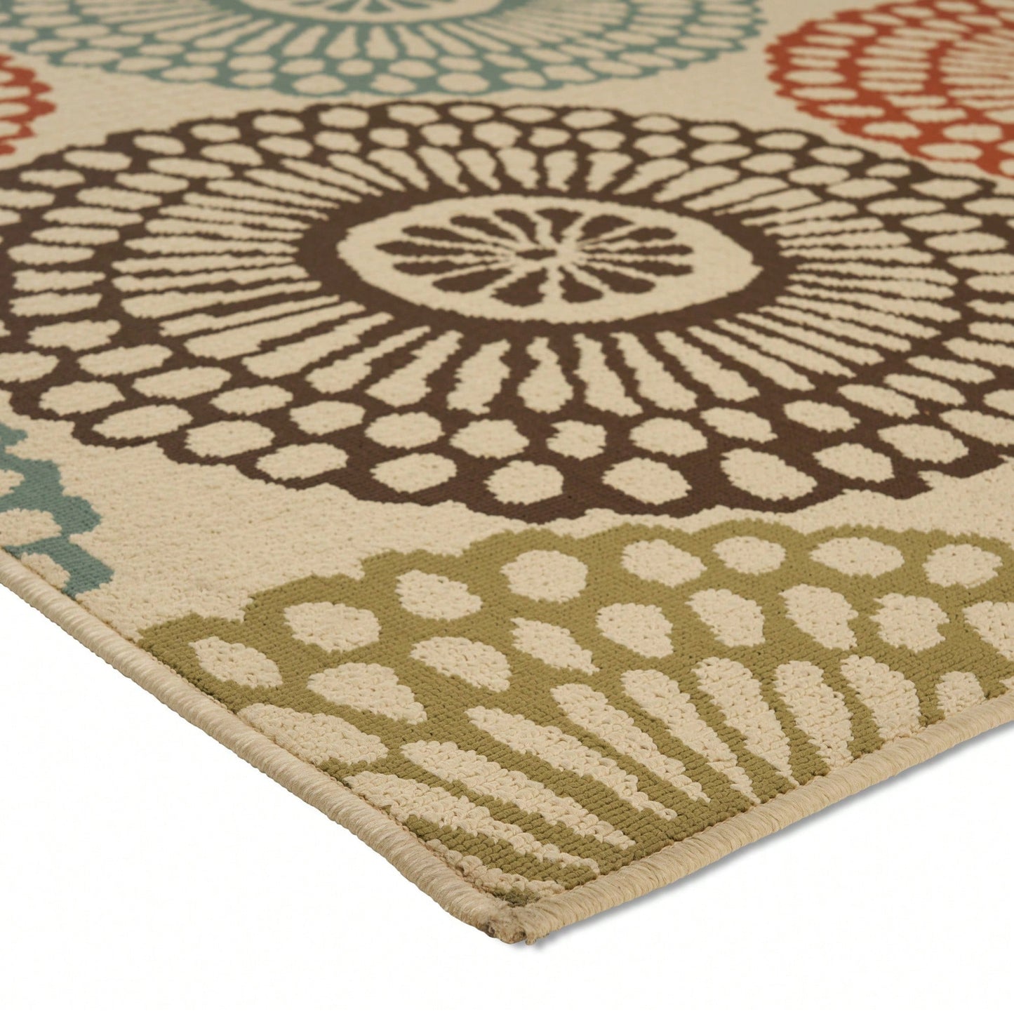 5'3" X 7'6" Decorative Area Rug For Living Room And Bedroom, Stylish And Durable Floor Covering