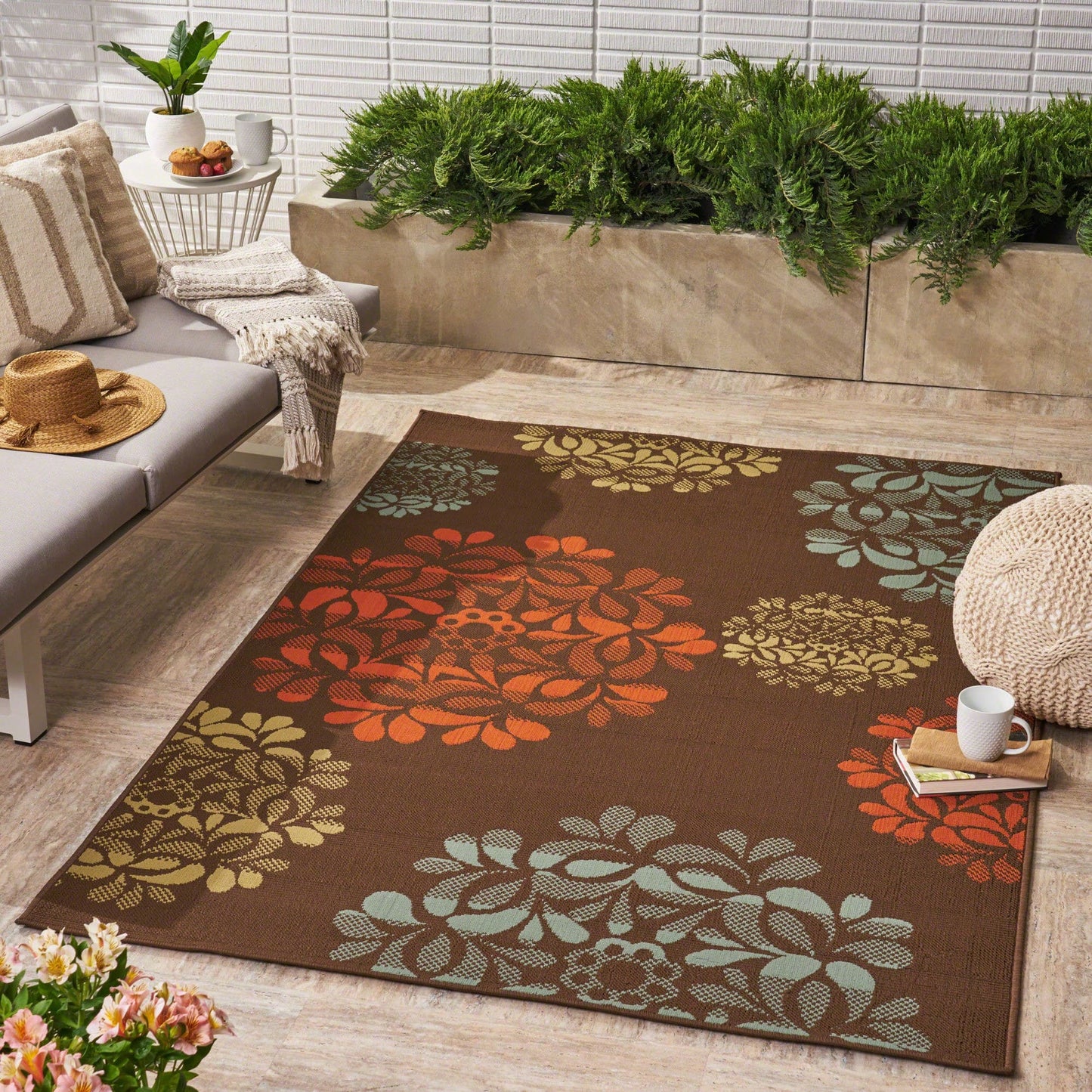 5'3" X 7'6" Area Rug For Living Room Bedroom Soft Durable Modern Design