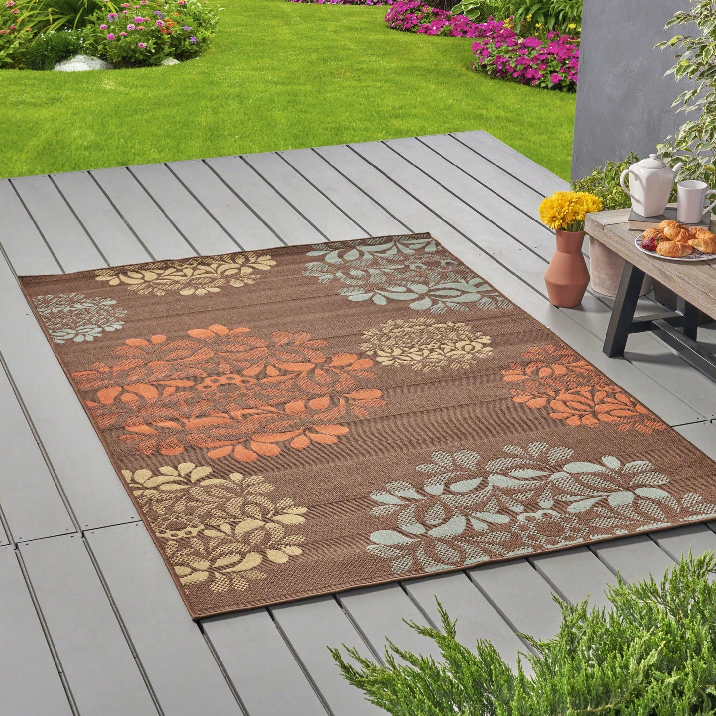 5'3" X 7'6" Area Rug For Living Room Bedroom Soft Durable Modern Design