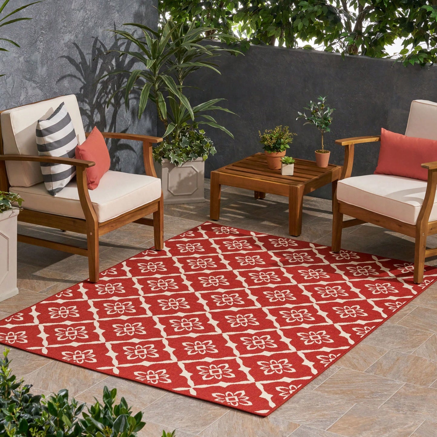 5'3" X 7' Area Rug For Living Room Bedroom Soft Durable Modern Design