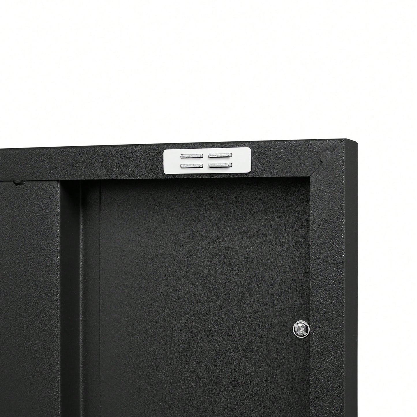Versatile 2-Door Steel Storage Cabinet For Living Rooms Kitchens Bedrooms Garage And Office With 2 Movable Partitions